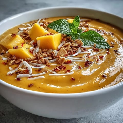 Mango Chili Lime Smoothie Bowl