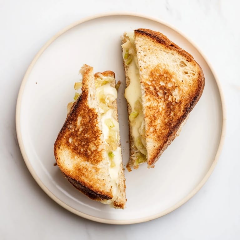 Comfort food at its finest, this rich vegetarian sandwich is perfect for a cozy lunch.