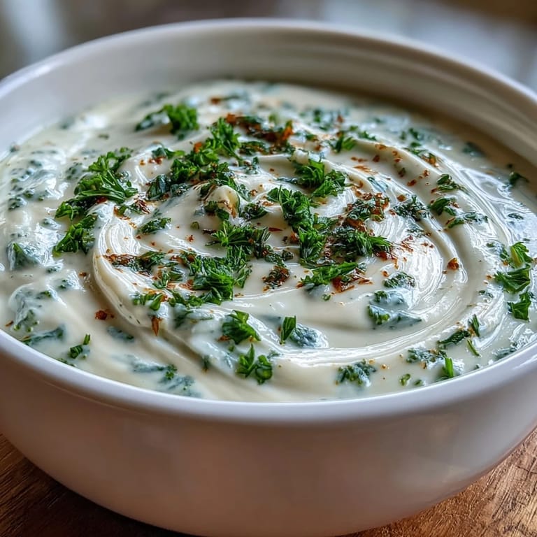 Rich Creamy Vegetable Soup in a rustic bowl, paired with crusty bread for a cozy meal.