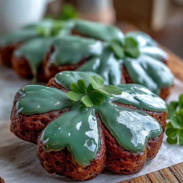 Buttery St. Patrick's Day shamrock cookies decorated with glossy green royal icing, ideal for holiday dessert platters.