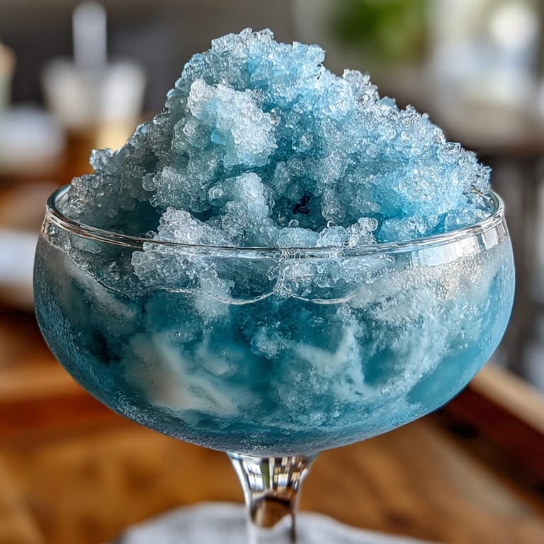 Refreshing TikTok Cloud Slushie featuring light, airy soda slush and sweetened condensed milk in two chilled glasses.