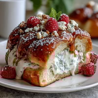 Vibrant Spring Birthday Sheet Cake with lemon curd filling and whipped cream frosting, topped with fresh berries and edible flowers for a festive look.