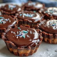 Peanut butter eggs with pretzel crust in chocolate cups, a sweet and salty Easter treat with creamy filling and crunchy base.